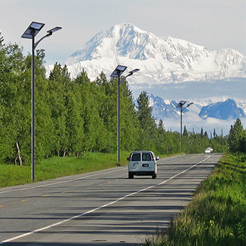 solar road lighting